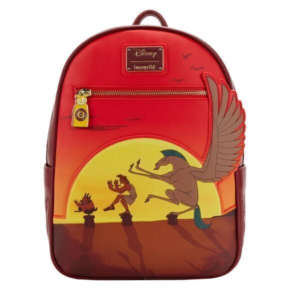 Loungefly Disney Hercules 25th Anniversary Sunset Mini‎ Backpack - Picture 1 of 6